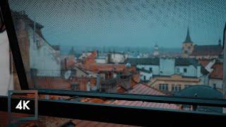 Rainy Sounds in Prague, Rain on Glass Window for Deep Sleep, Relaxation and Study | 1 Hour