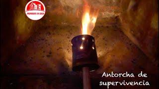 COMO HACER UNA ANTORCHA PARA SUPERVIVENCIA BUSHCRAFT #preppers #supervivencia #camp #torch #fire