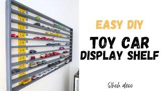 DIY Toy Car Display Shelf