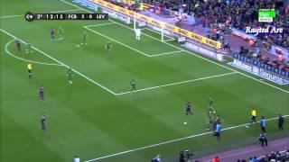 Martin Montoya (Barcelona) vs Levante (15.02.2015)