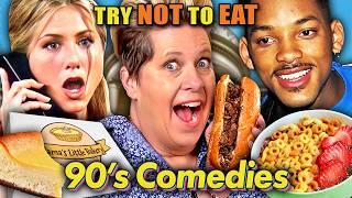 Try Not To Eat - 90s Sitcoms! (Full House, Friends, Seinfeld) | People vs Food