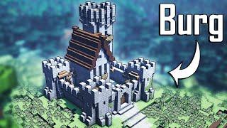 Minecraft Burg bauen  Burg in Minecraft bauen deutsch