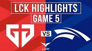 GEN vs HLE Highlights Game 5 | LCK 2024 Summer Finals | Gen.G vs Hanwha Life Esports