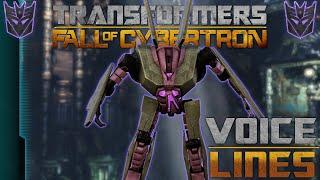 Transformers: Fall of Cybertron - Decepticon Sniper Voice Lines