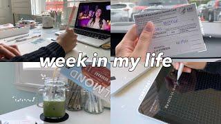 a week in my life: second dose + side effects, studying, & lots of caffeine 