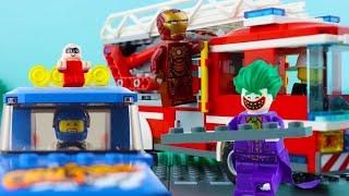 Ironman & The Joker Lego Stopmotion!  | Lego Vehicles | Billy Bricks Compilations