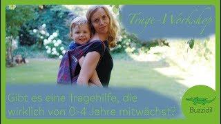 Eine Babytrage, die von 0 - 4 Jahre mitwächst? Wrapidil | Buzzidil Trage-Workshop