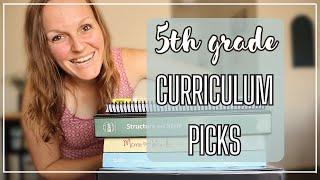 SEE WHAT WE'RE USING FOR 5TH GRADE HOMESCHOOL CURRICULUM | 5th Grade Writing Math & Extracurriculars