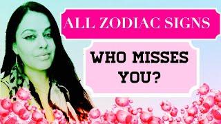 ALL SIGNS – WHO MISSES YOU? All zodiac signs tarot reading #SharaKennedyTarot