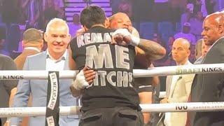 Ryan Garcia & Gervonta Davis embrace immediately after Frank Martin knockout