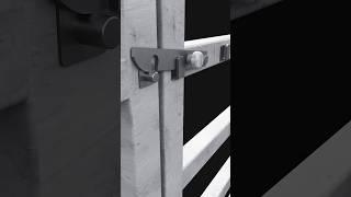 Latch lock for sliding door #diy #construction #gatelock