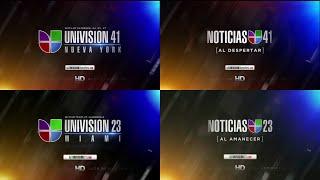 Univision Affiliates Compilation Station IDs and News Open 2010-2013