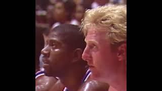 36 years ago today, Magic Johnson and Larry Bird went from rivals to teammates in a charity game