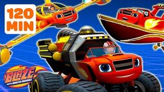 Blaze Transforms on Planet Mars, Rescues and MORE! | 120 MINUTES | Blaze and the Monster Machines