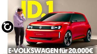 Electric VOLKSWAGEN ID.1 for 20,000€!