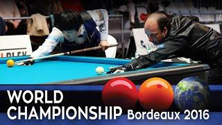3-Cushion World Championship Bordeaux 2016 - Daniel Sanchez vs Kim Haeng-Jik