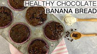 ULTIMATE HEALTHY CHOCOLATE BANANA BREAD