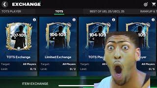 I Opened ALL TOTS Exchange Packs + TOTS Funny Pack Opening #fcmobile