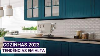 10 TENDÊNCIAS DE DECORAÇÃO DE COZINHA QUE ESTÃO BOMBAND EM 2023