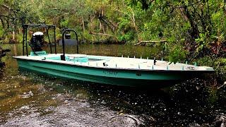 Solo Camping on NEW SKIFF - 7 Sisters Springs - CAYO 173