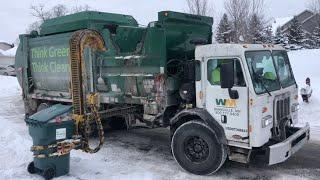 Waste Management Peterbilt McNeilus ZR Garbage Truck