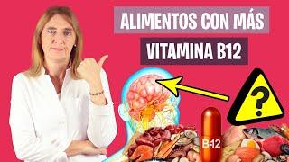 Estos ALIMENTOS MEJORARÁN tu CANTIDAD de B12 | Dieta rica en vitamina B12 | Nutrición y Dietética