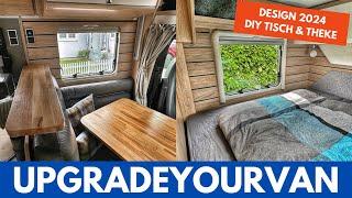 Frisches Design - Upgradeyourvan - Neuer Tisch + Theke