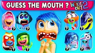  INSIDE OUT 2 Movie 2024 | Guess the MOUTH of the Cartoon Character by Voice