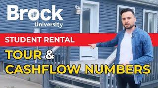 Brock University Student Rental Cashflow Breakdown & Tour!