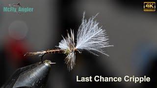 Last Chance Cripple - Dry Fly for a Mayfly Hatch - McFly Angler Fly Tying Tutorial