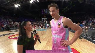 Sam Mennenga post-game interview vs Brisbane Bullets - Round 1, NBL25