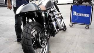 Triumph Scrambler open pipe, Britbike, Bangkok . Part 1.MPG