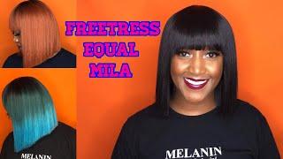 $15 Affordable FreeTress Equal Synthetic Bob Wig  - MILA (Fall Ready Colors!!)