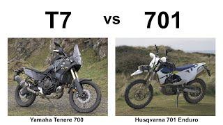 T7 vs 701   (Yamaha Tenere 700 vs Husqvarna 701 Enduro)