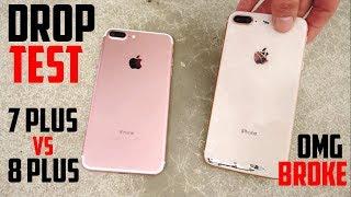 DROP TEST iPhone 8 Plus vs iPhone 7 Plus Exclusive |  Both iPhone Broke