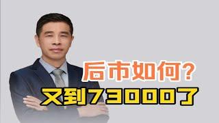 昨天冲高到71700，未来会怎么走呢？