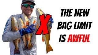 Why Louisiana's new redfish bag limit is AWFUL! | Facts & Ideas from an experienced inshore angler