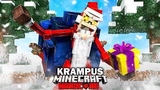 I Survived a KRAMPUS SANTA DWELLER Minecraft Horror Mod…