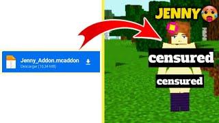 How to Install JENNY MOD in Minecraft PE 1.21 | Addons Minecraft Bedrock