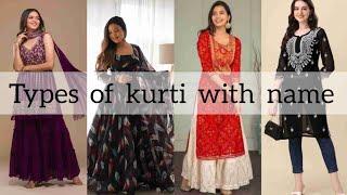 Types of kurti with nam/latest kurti design/name of kurti design