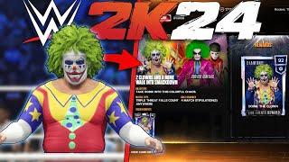 DOINK THE CLOWN & THE NEW CLOWS ON THE BLOCK !!! WWE 2K24 MYFACTION GAMEPLAY