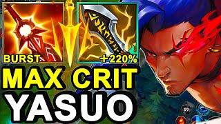 Wild Rift China Yasuo Mid - Insane Damage Critical Yasuo Build Runes - Challenger Rank Gameplay