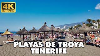 Playas de Troya 4K Walking Tour - Discover the Beauty of Costa Adeje