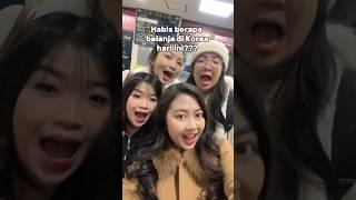 BELANJA DI KOREA BARENG BESTIE 🫶 | Klara Tania #shorts