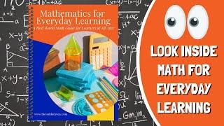 Look Inside: Mathematics For Everyday Learning | A Real World Math Guide For Learners of All Ages