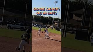 Out or Not? You Decide the Call! ‍️ #SoftballDrama #softball