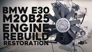 BMW E30 M20B25 Engine Rebuild Restoration | Putting It Back Together Again