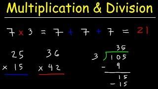 Mathematics - Basic Multiplication & Long Division