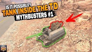 Tank inside the TD Comand Cabin /  It is Possible? / Mythbusters #1 WoT Blitz