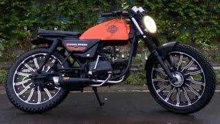 Modified custom Splendor bike restoration |Gulbarga splendormodified | harley davidson | transform